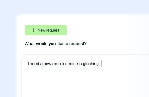 Payhawk screenshot: New purchase request intake