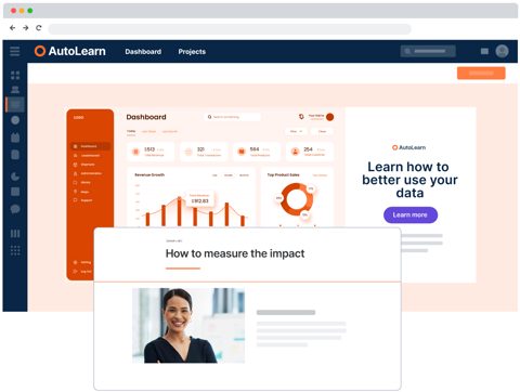 LearnUpon screenshot: Learner portal dashboard