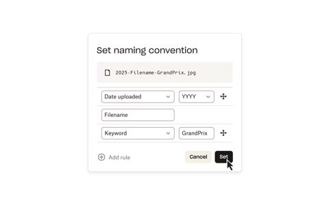 Dropbox screenshot: File naming rules