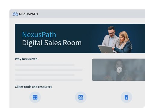 Highspot screenshot: Digital sales room page