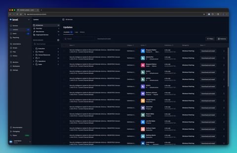 Level screenshot: Updates across devices