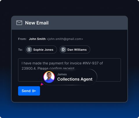Kolleno screenshot: Customize an AI collections agent